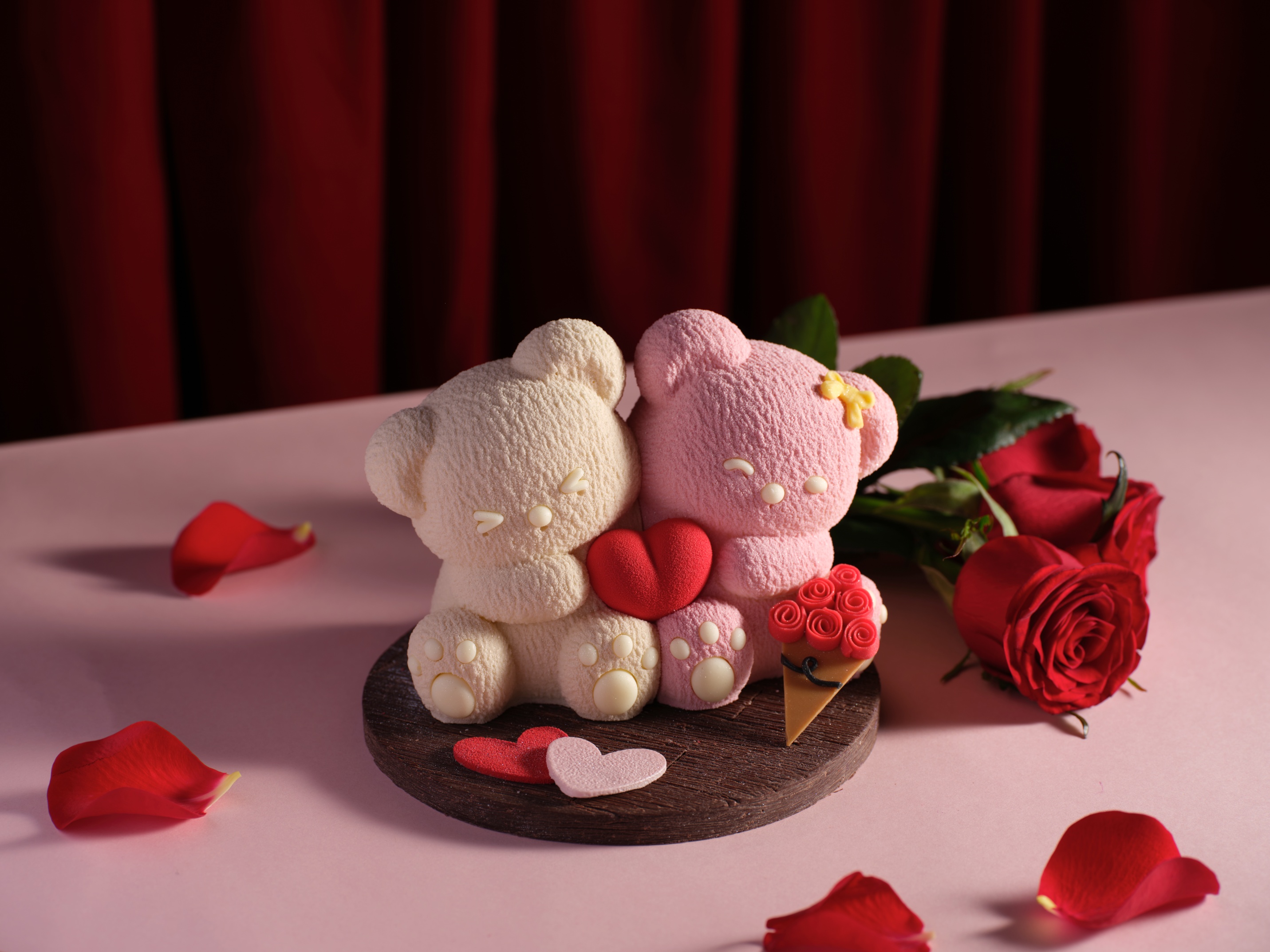 「熊抱甜心」情人節蛋糕
