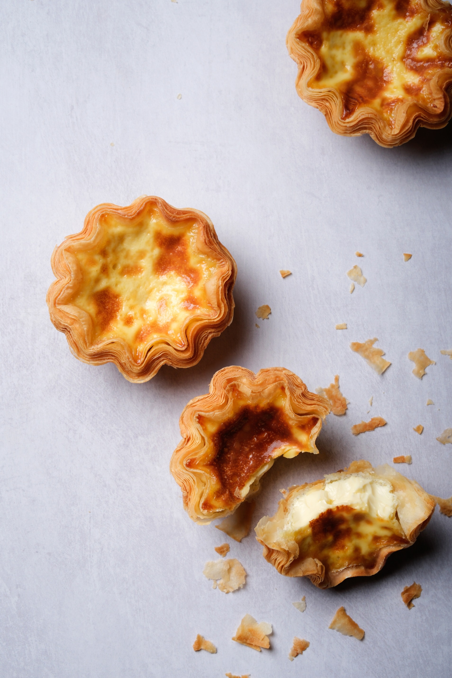 雲呢拿千層酥皮蛋撻